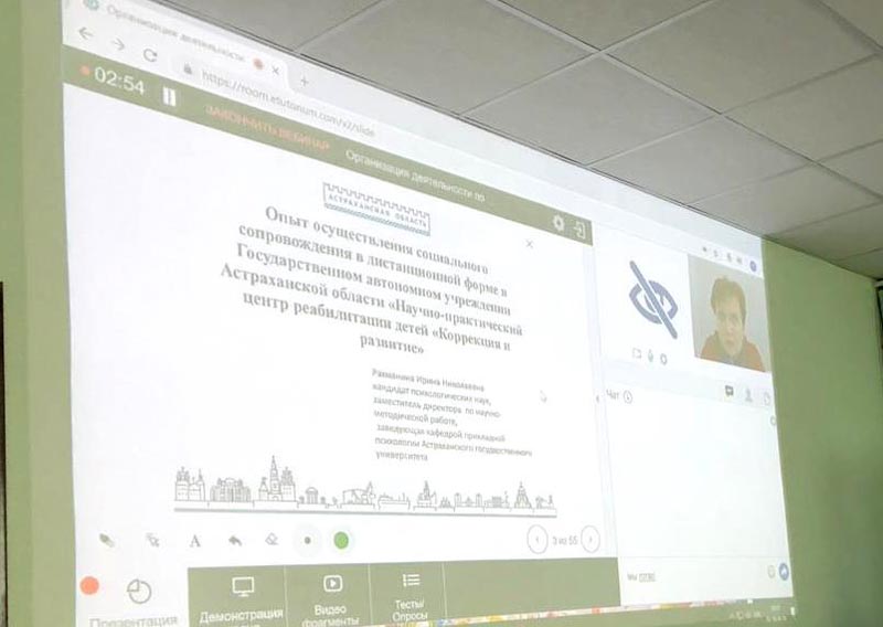 Заместитель директора центра «Коррекция и развитие» Ирина Рахманина выступила в качестве ведущего вебинара, проводимого ресурсным центром республики Татарстан